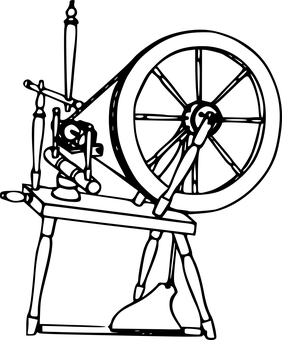 Spinning, Textile, Thread, Wheel, Yarn